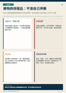 藥物與保健品：不准自己停藥｜衛教資訊圖